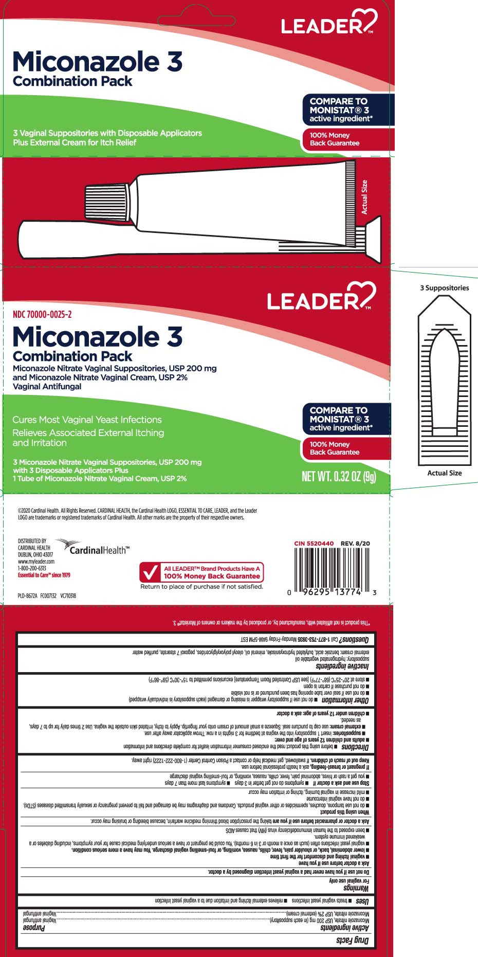 Miconazole nitrate, 200 mg (in each suppository), Miconazole nitrate, USP 2% (external cream)