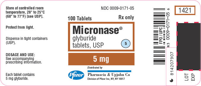 PRINCIPAL DISPLAY PANEL - 5 mg 100 Tablet Label