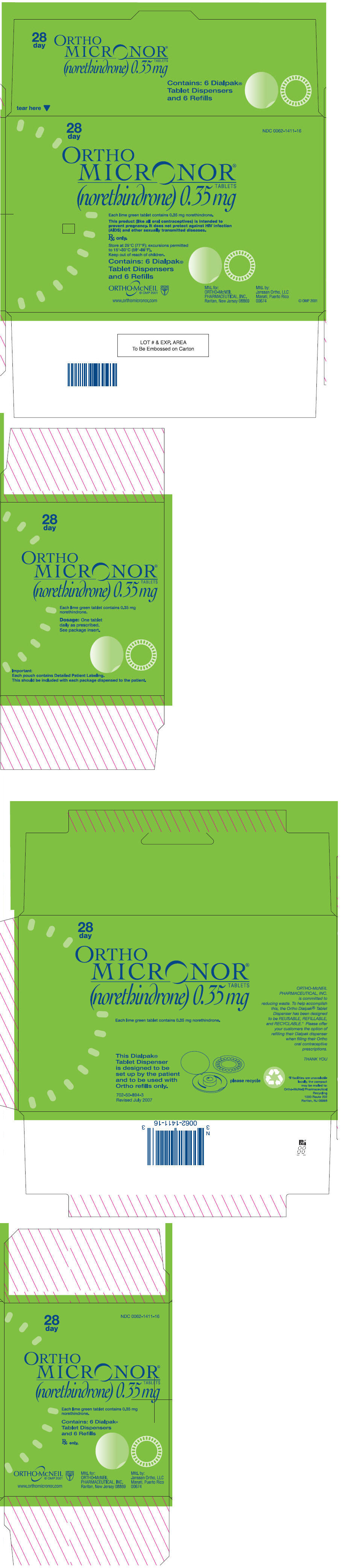 PRINCIPAL DISPLAY PANEL - 0.35 mg Tablet Carton