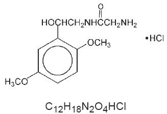 Structural Formula- Midodrine HCL