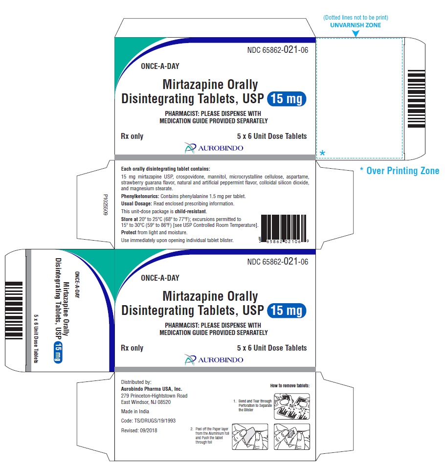 PACKAGE LABEL-PRINCIPAL DISPLAY PANEL - 15 mg Blister Carton (5 x 6 Unit-dose)