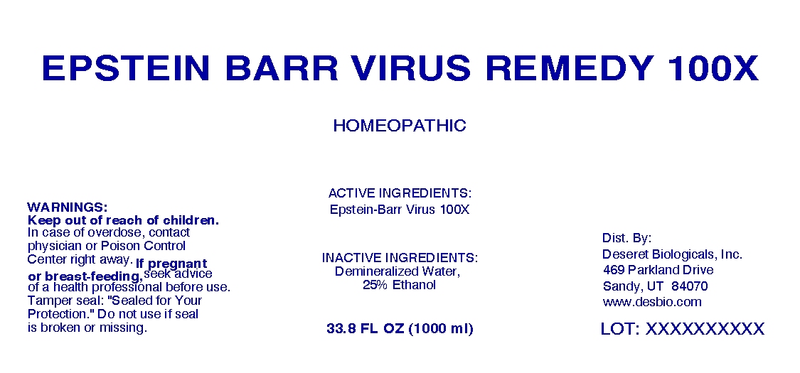 Epstein Barr Virus Remedy 100X
