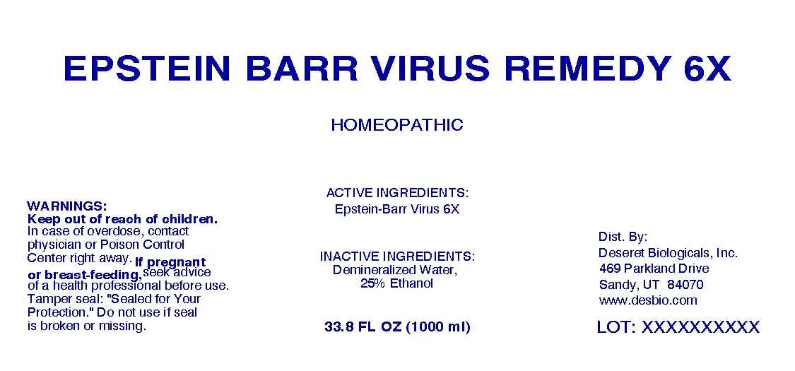 Epstein Barr Virus Remedy 6X
