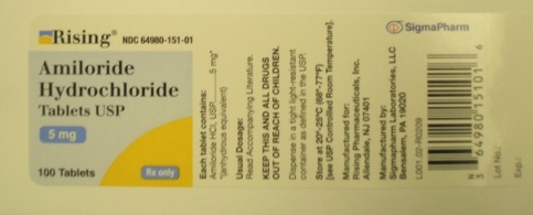 amiloride label
