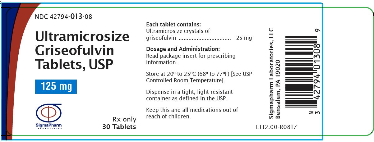 125 mg Container label-30 fill