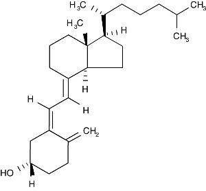 Cholcalciferol molecule