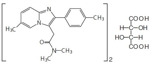 Chemical structure-Zolpidem Tartrate ER