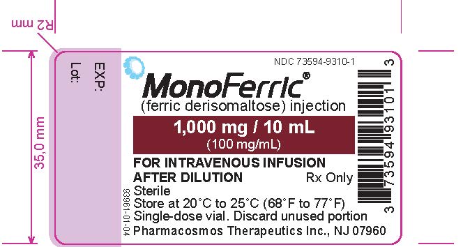 PRINCIPAL DISPLAY PANEL - 1000 mg/10 mL Vial  label