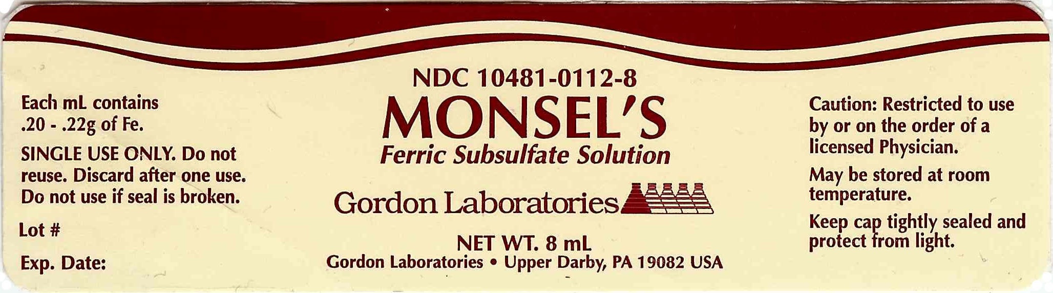 Image of MONSELS Label 
