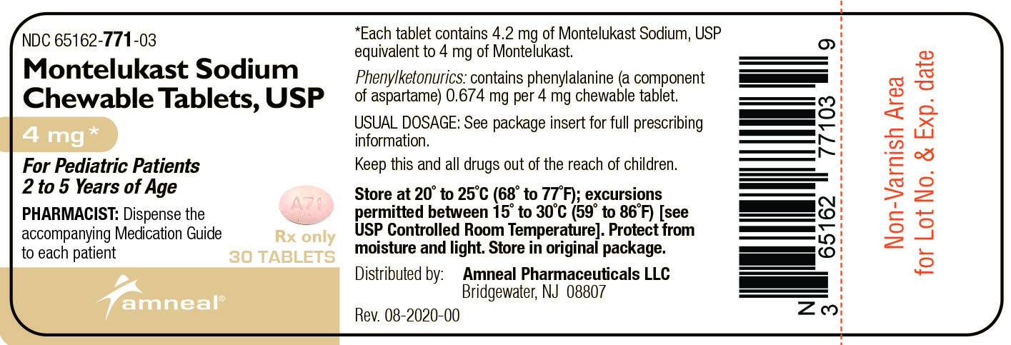 4 mg 30 ct label