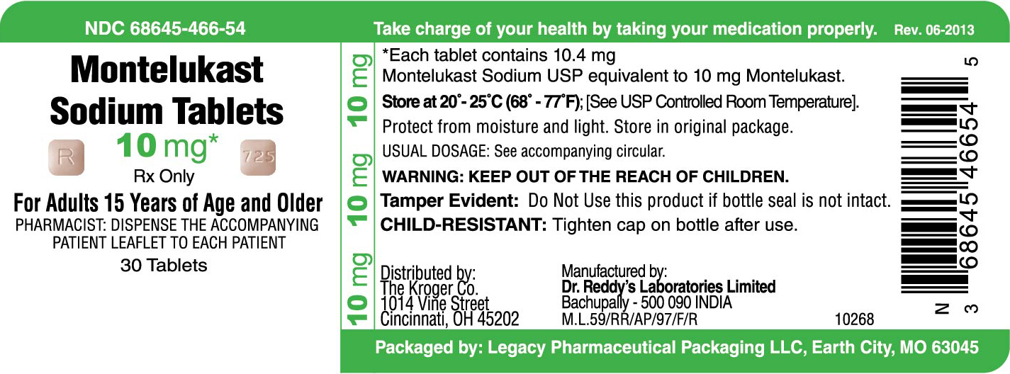 Montelukast Sodium Tablets USP 10mg