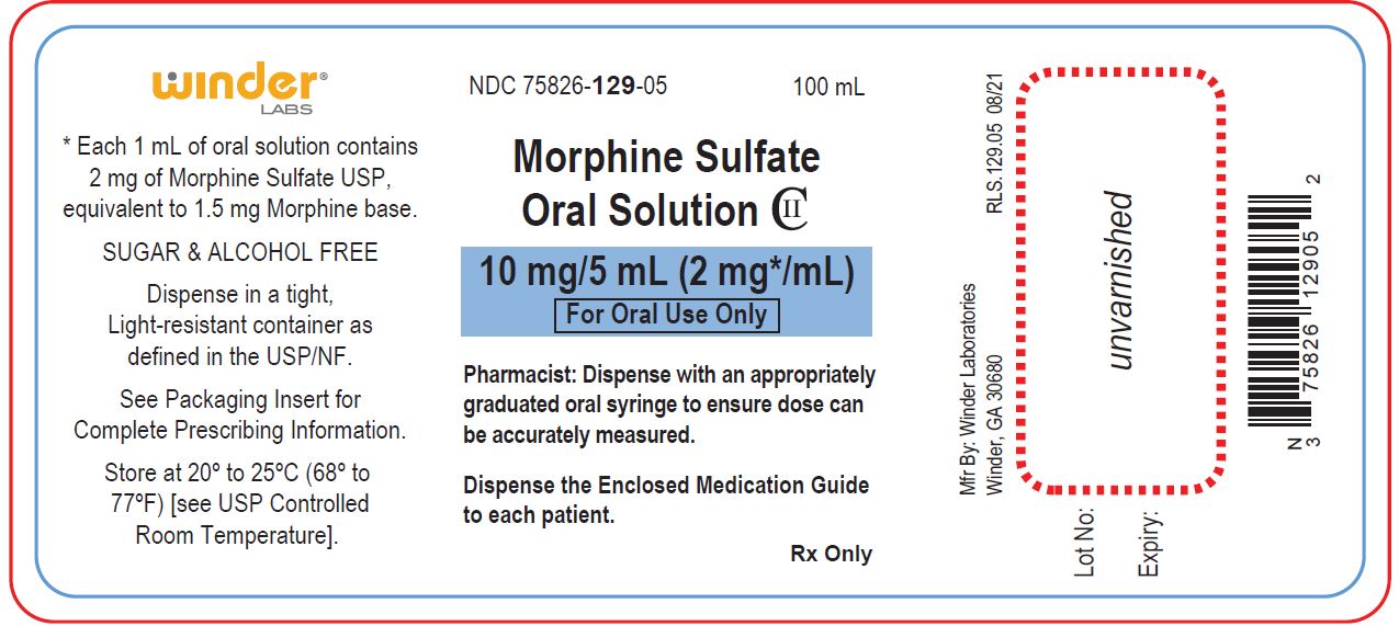 PRINCIPAL DISPLAY PANEL 10 mg - 100 mL Bottle Label
