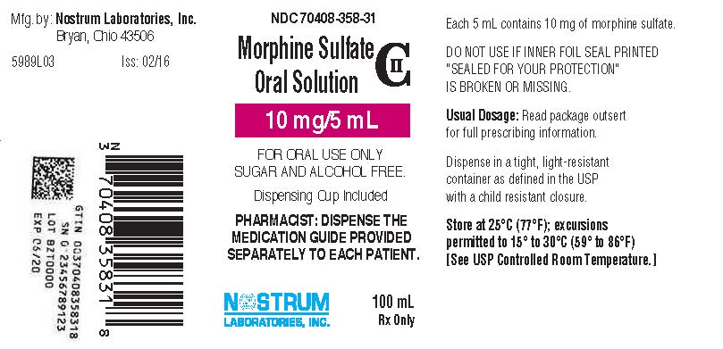 Morphine 10 mg - 100 ml