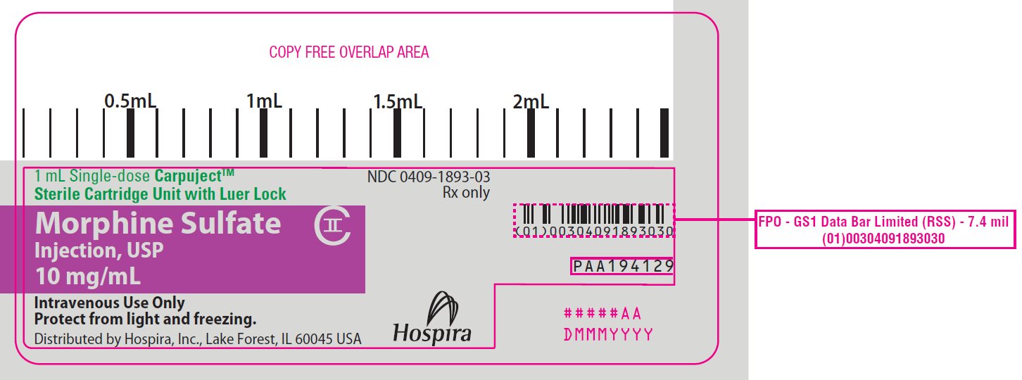 PRINCIPAL DISPLAY PANEL - 10 mg/mL Cartridge Label