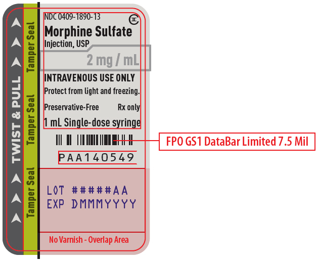 PRINCIPAL DISPLAY PANEL - 2 mg/mL Syringe Label