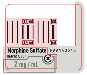 PRINCIPAL DISPLAY PANEL - 2 mg/mL Syringe Luer Lock Label