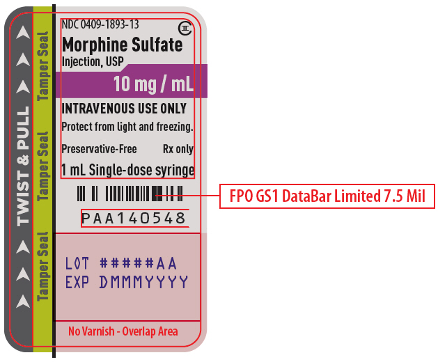 PRINCIPAL DISPLAY PANEL - 10 mg/mL Syringe Label