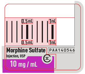 PRINCIPAL DISPLAY PANEL - 10 mg/mL Syringe Luer Lock Label