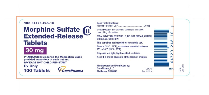 Morphine Sulfate Extended-Release Tablets - 30 mg, 100 Tablets