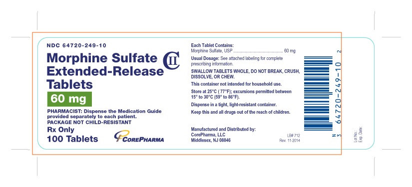 Morphine Sulfate Extended-Release Tablets - 60 mg, 100 Tablets