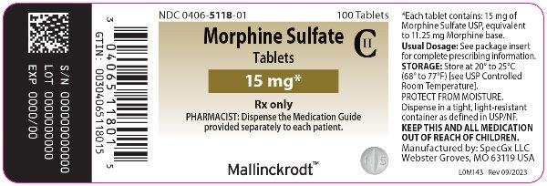 PRINCIPAL DISPLAY PANEL - 15 mg Bottle