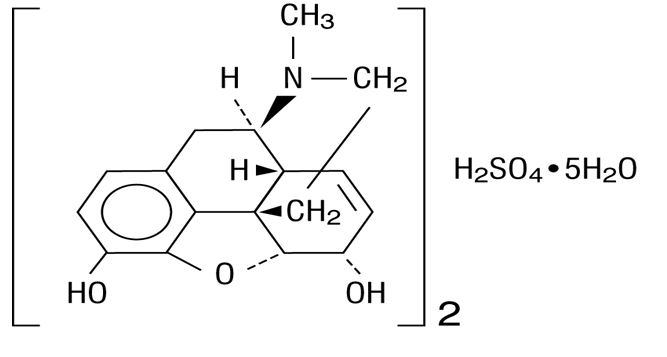 morphine-sulfate-structure