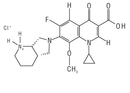 Moxifloxacin-Structure