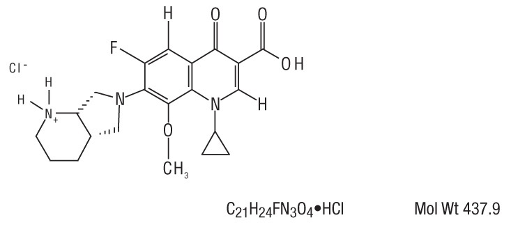 moxifloxacin-structure