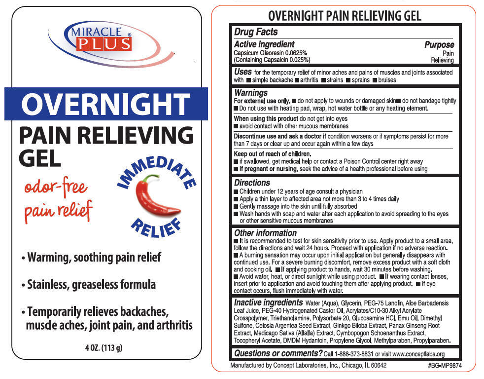Miracle Plus Overnight Pain Relieving | Capsaicin Gel Breastfeeding