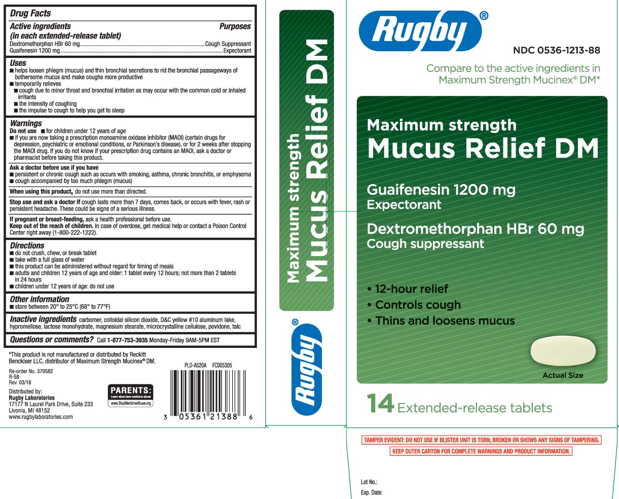 Dextromethorphan HBr 60 mg, Guaifenesin 1200 mg