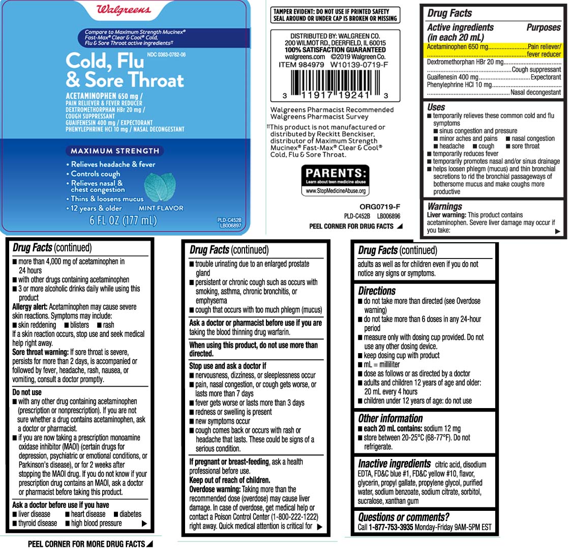 Acetaminophen 650 mg, Dextromethorphan HBr20 mg, Guaifenesin 400 mg, Phenylephrine HCL 10 mg