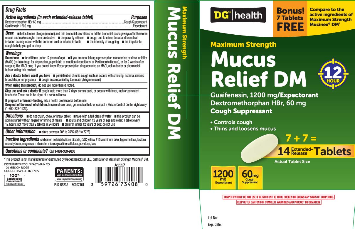 Mucus Relief Dm Extended Release Caplets Maximum Strength | Guaifenesin