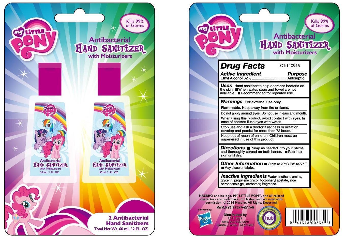 My Little Pony Antibacterial Hand Sanitizer With Moisturizers | Alcohol Gel Breastfeeding