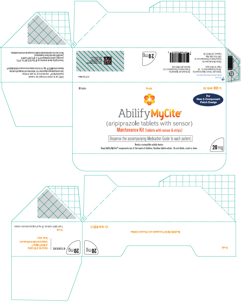 PRINCIPAL DISPLAY PANEL - Maintenance Kit Carton - 20 mg