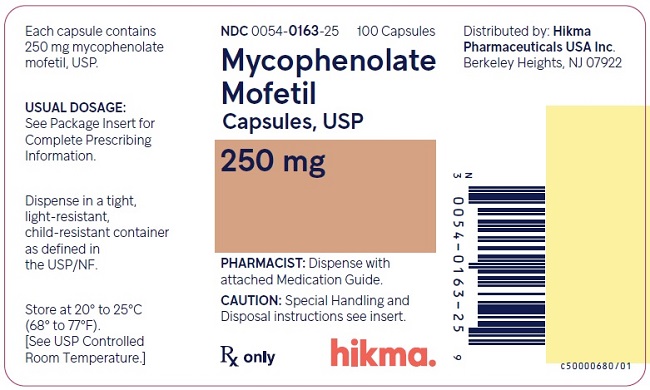 Bottle Label - 250 mg Capsules