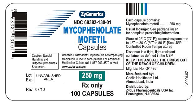 Mycophenolate Mofetil Capsules, 250 mg