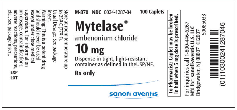 PRINCIPAL DISPLAY PANEL - 10 mg Caplet Label