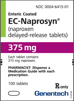 PRINCIPAL DISPLAY PANEL - 375 mg Enteric Coated Tablet Bottle Label