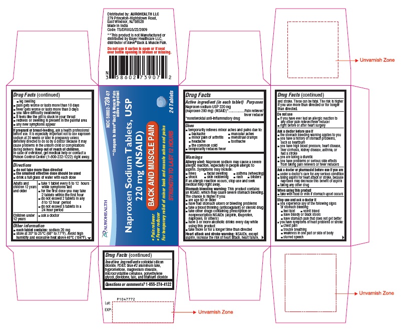 PACKAGE LABEL-PRINCIPAL DISPLAY PANEL - 220 mg (24 Tablets Carton Label)