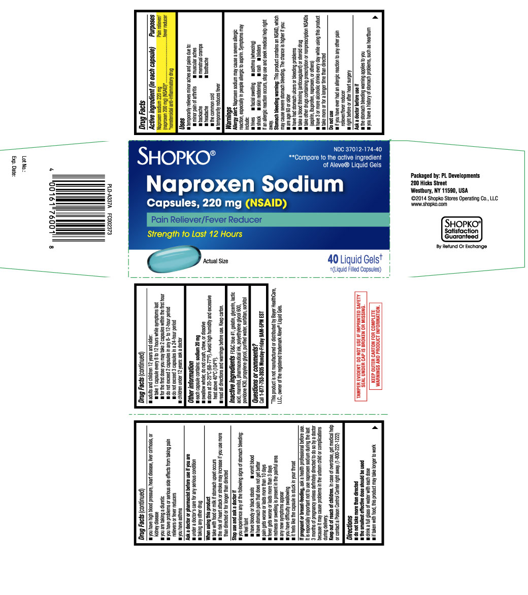 Naproxen Sodium 220 mg Capsules