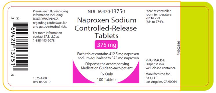 PRINCIPAL DISPLAY PANEL
NDC 69420-1375-1
Naproxen Sodium 
Controlled-Release 
Tablets
375 mg
Rx Only
100 Tablets

