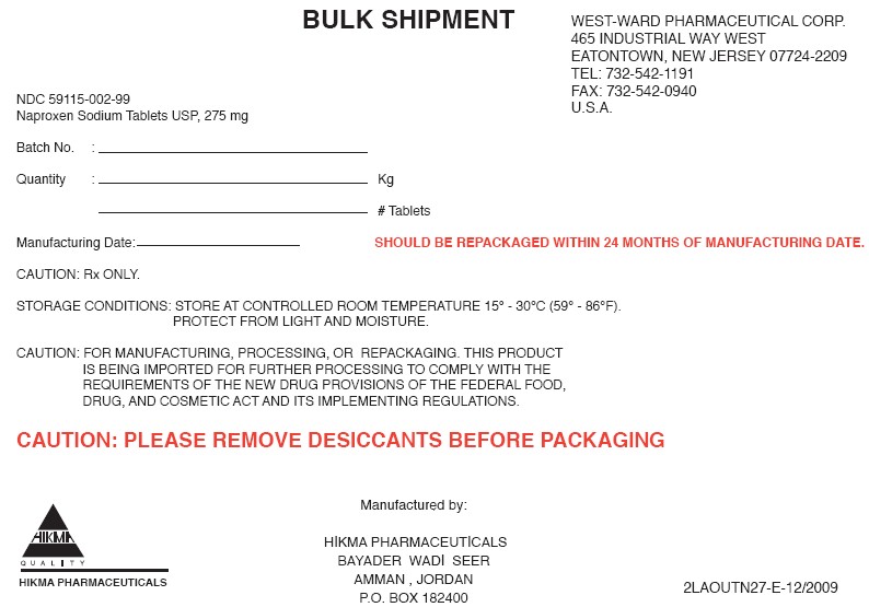 Bulk Shipper Label