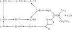 Bacitracin zinc structural formula
