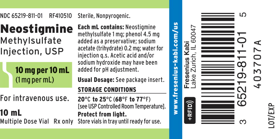 PACKAGE LABEL - PRINCIPAL DISPLAY – Neostigmine 10 mL Single Dose Vial Label
