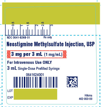 Neostigmine Methylsulfate Injection 3 mg per 3 mL Syringe Label