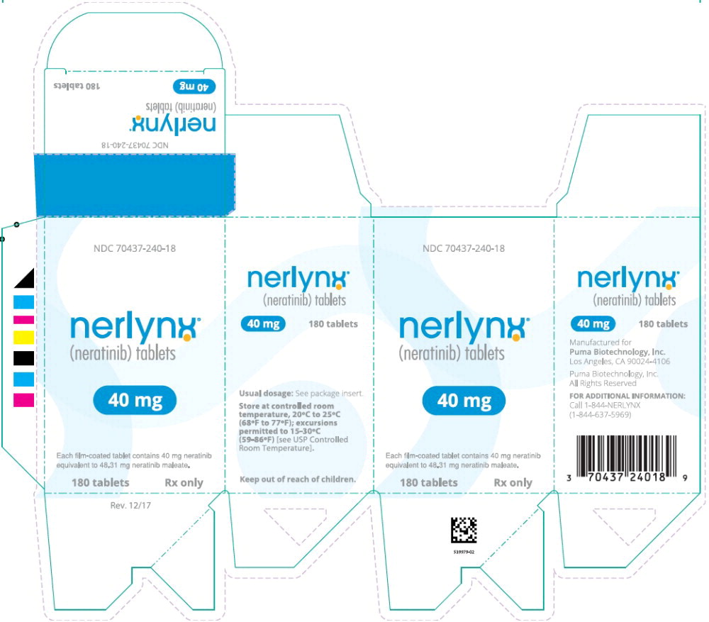Principal Display Panel - Nerlynx 180 Tablets Carton Label
