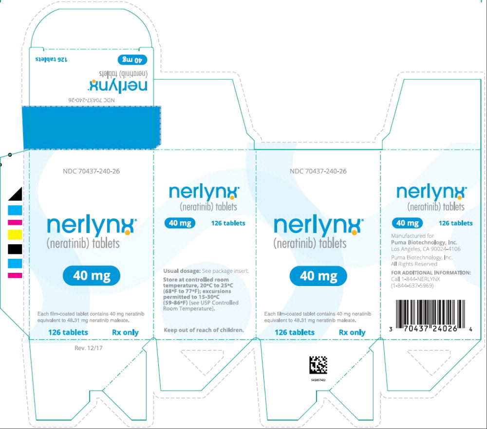 Principal Display Panel - Nerlynx 126 Tablets Carton Label