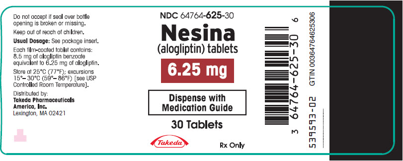 PRINCIPAL DISPLAY PANEL - 6.25 mg Tablet Bottle Label
