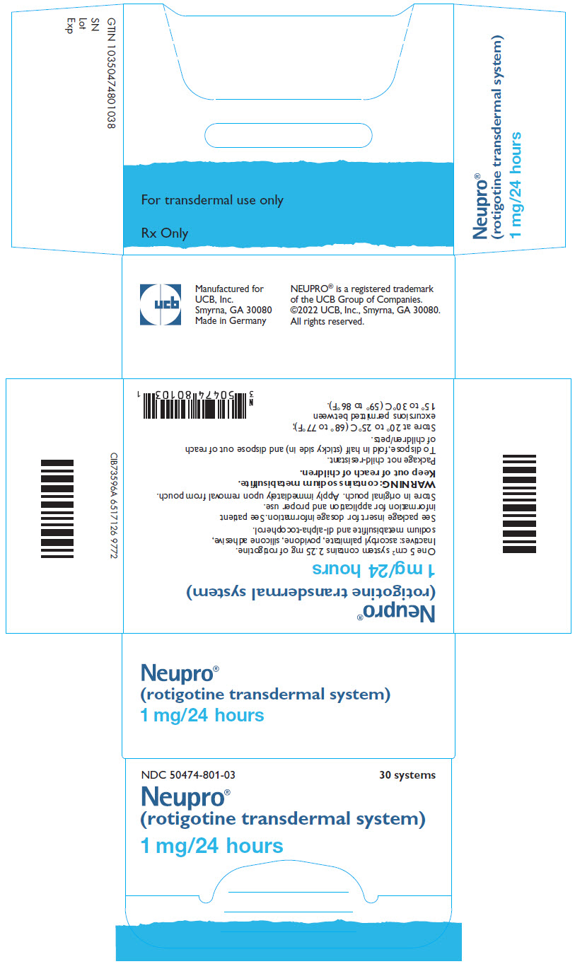 PRINCIPAL DISPLAY PANEL - 1 mg Pouch Carton