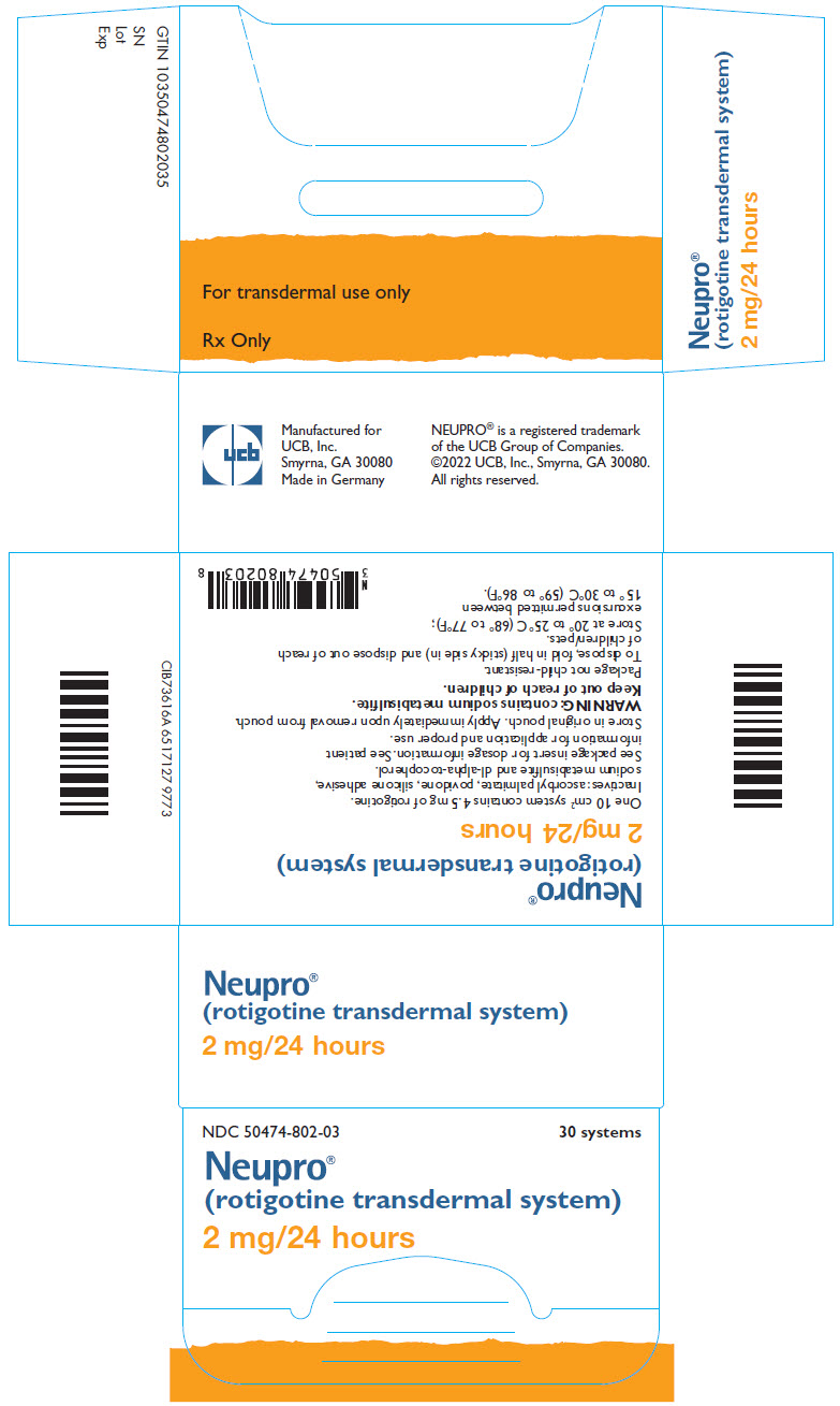 PRINCIPAL DISPLAY PANEL - 2 mg Patch Pouch Carton